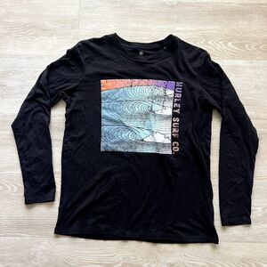 Hurley Boy's Black Long Sleeve-Size S